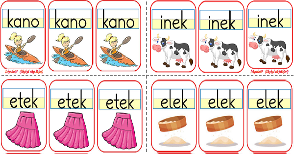 1. Sınıf İlk Okuma Yazma K-k Kesi Hece Kelime Defter Şablonu