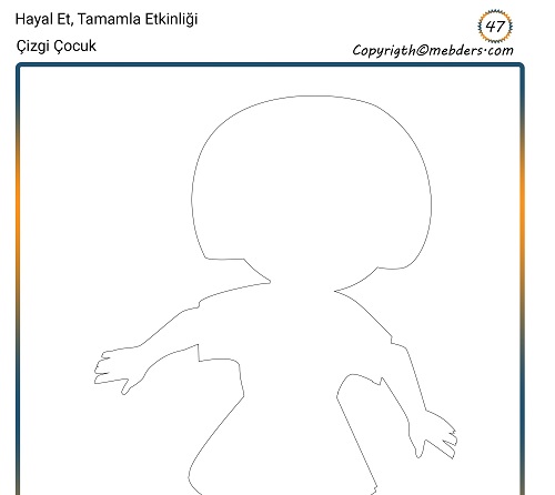 Hayal Et, Tamamla Etkinliği 47 - Çizgi Çocuk 10