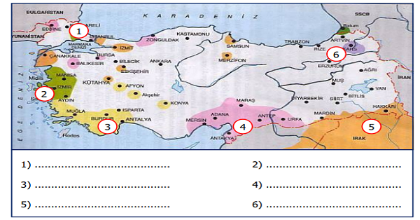 4.Sınıf Sosyal Bilgiler Milli Mücadele Etkinliği 2