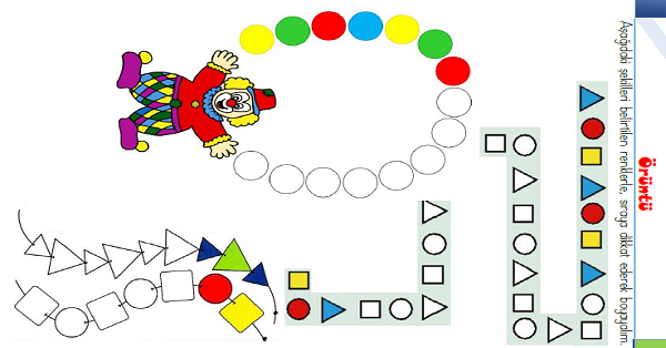 1.Sınıf Matematik Geometrik Örüntüler 1