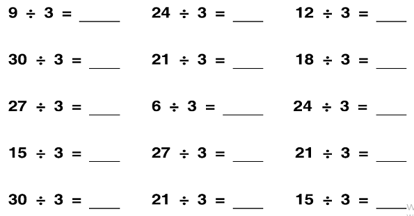 2.Sınıf Matematik Bölme İşlemi Alıştırmaları