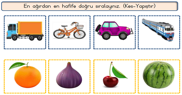 1.Sınıf Matematik Tartma Etkinlikleri-2