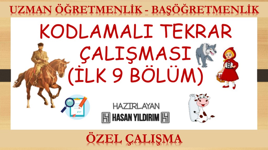 Kodlamalı Tekrar Çalışması (Özel Çalışma)