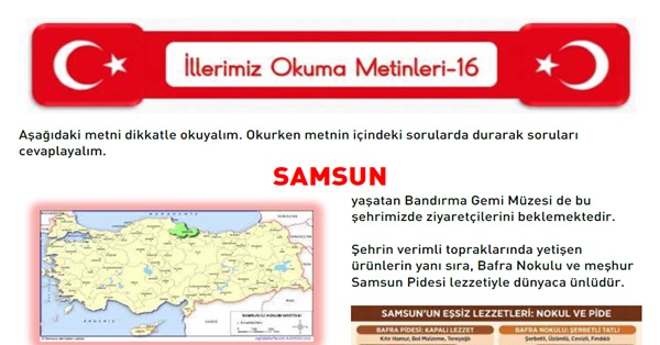 Samsun Okuma Metni