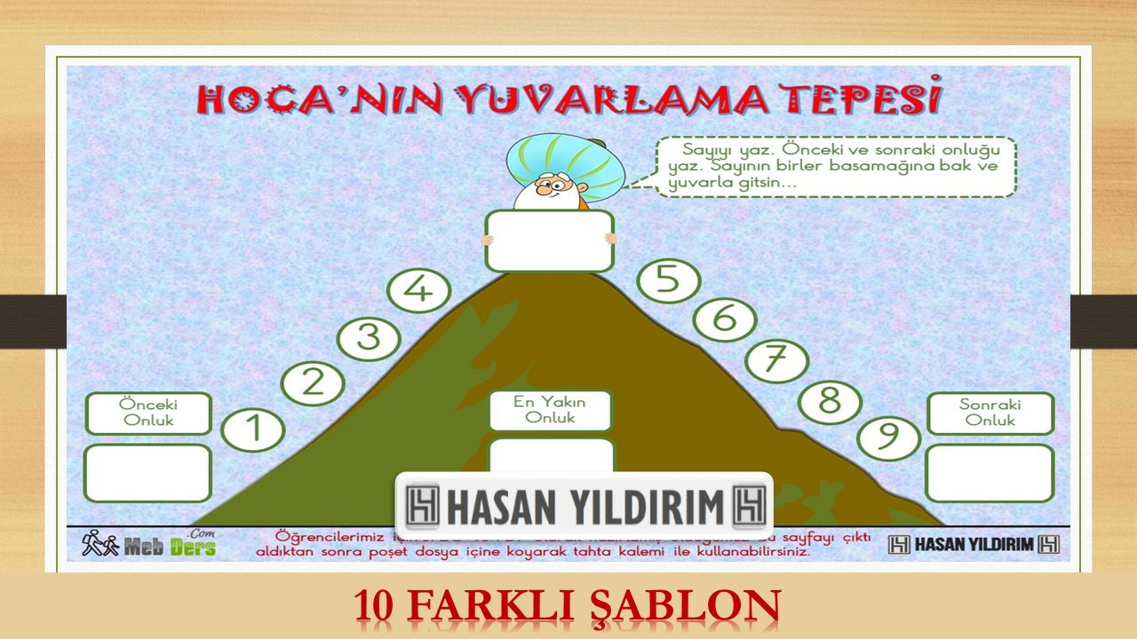 Hoca'nın Yuvarlama Tepesi (Onluğa Yuvarlama)