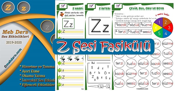 1.Sınıf İlkokuma Z Sesi Fasikülü