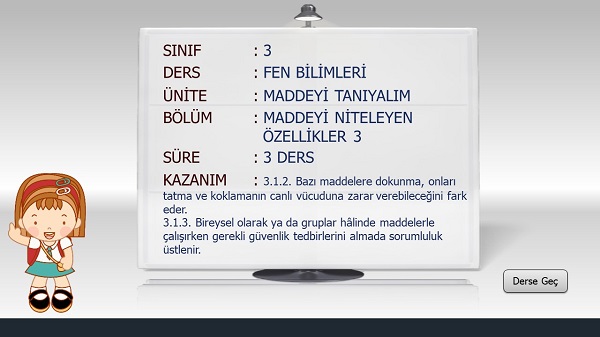 3.Sınıf Fen Bilimleri Maddeyi Niteleyen Özellikler Sunusu 3