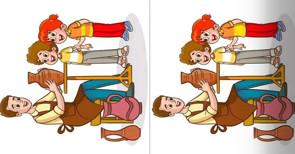 Çocuklar ve Çömlekçi Arasındaki 5 Farkı Bulma Etkinliği