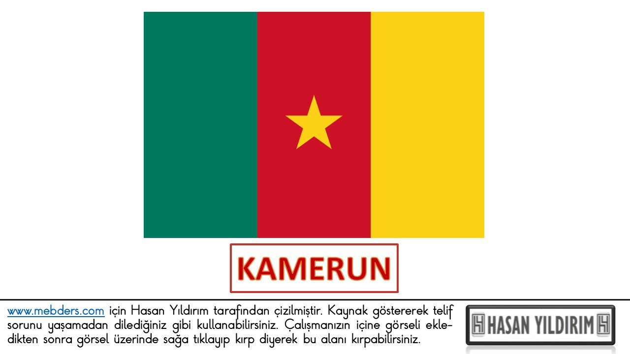 Kamerun Bayrağı PNG