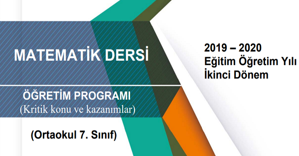 7.Sınıf Matematik Telafi Programı, Konu ve Kazanımları