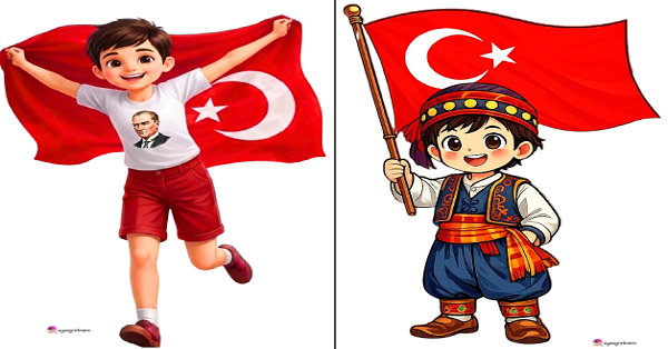 23 Nisan Pano ve Cam Süsleri