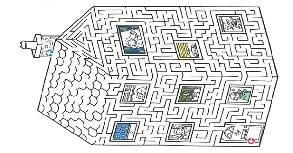 Seviye 3 - Labirent Bulmaca Etkinliği 28