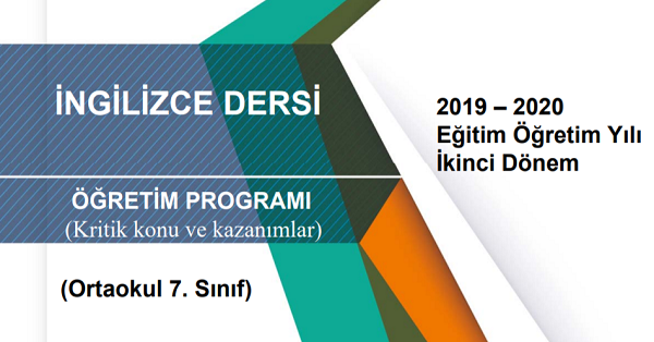 7.Sınıf İngilizce Telafi Programı, Konu ve Kazanımları