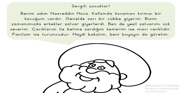 1.Sınıf Türkçe Yönergeler Etkinliği (Okuma Anlama) 5 Sayfa