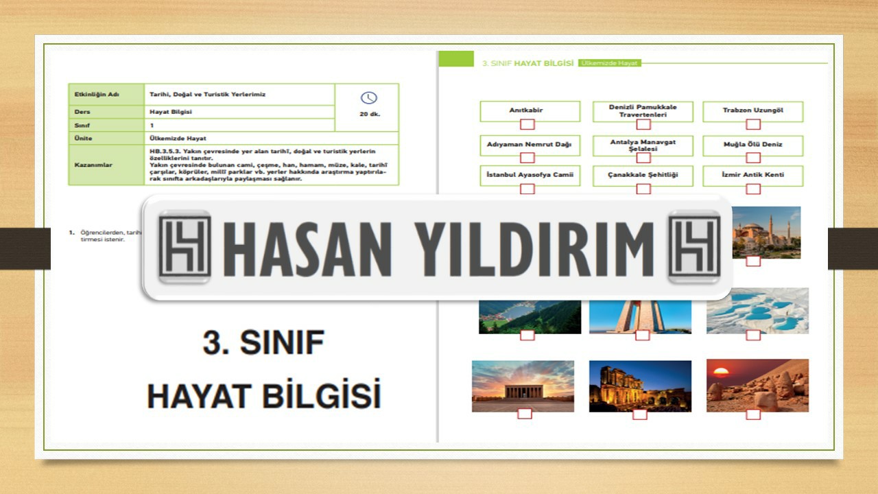 3.Sınıf Hayat Bilgisi Telafi Eğitim Etkinlik Kitabı