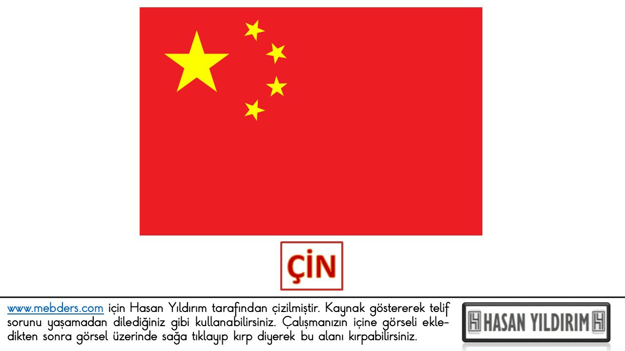 Çin Bayrağı PNG