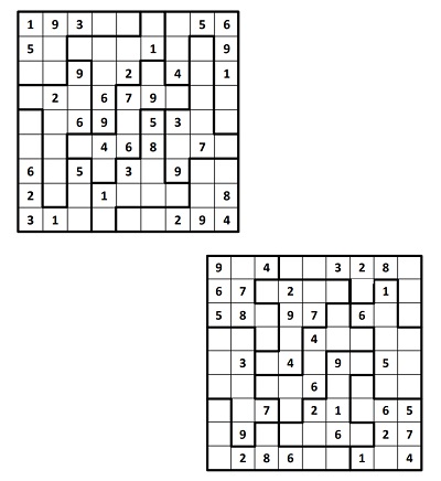 Parçalı Sudoku 2