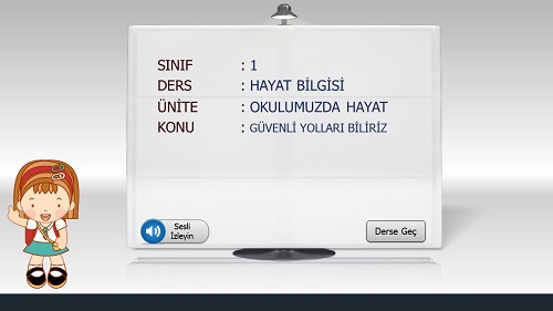 1.Sınıf Hayat Bilgisi Güvenli Yolları Biliriz Sunusu