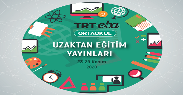 23 Kasım - 29 Kasım Arası EBA TV Ortaokul Yayın Akışı, Dersler, Konular