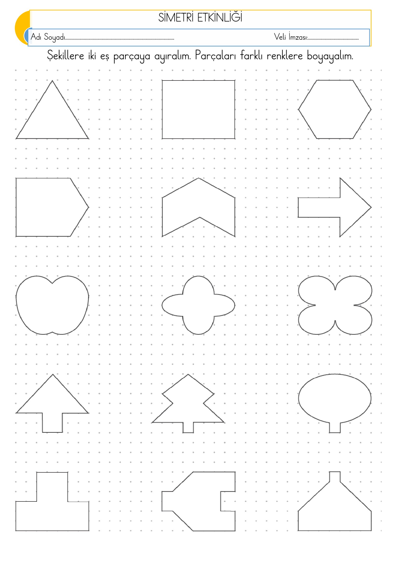 2.Sınıf - Matematik Simetri Etkinliği-3