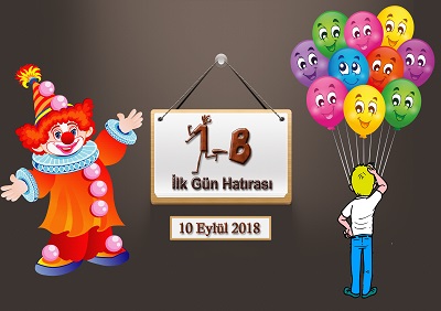 Model 19, 1B şubesi için palyaçolu ilk gün hatırası kapı süslemesi