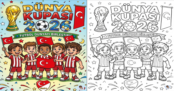 Dünya Kupası Boyama Sayfaları