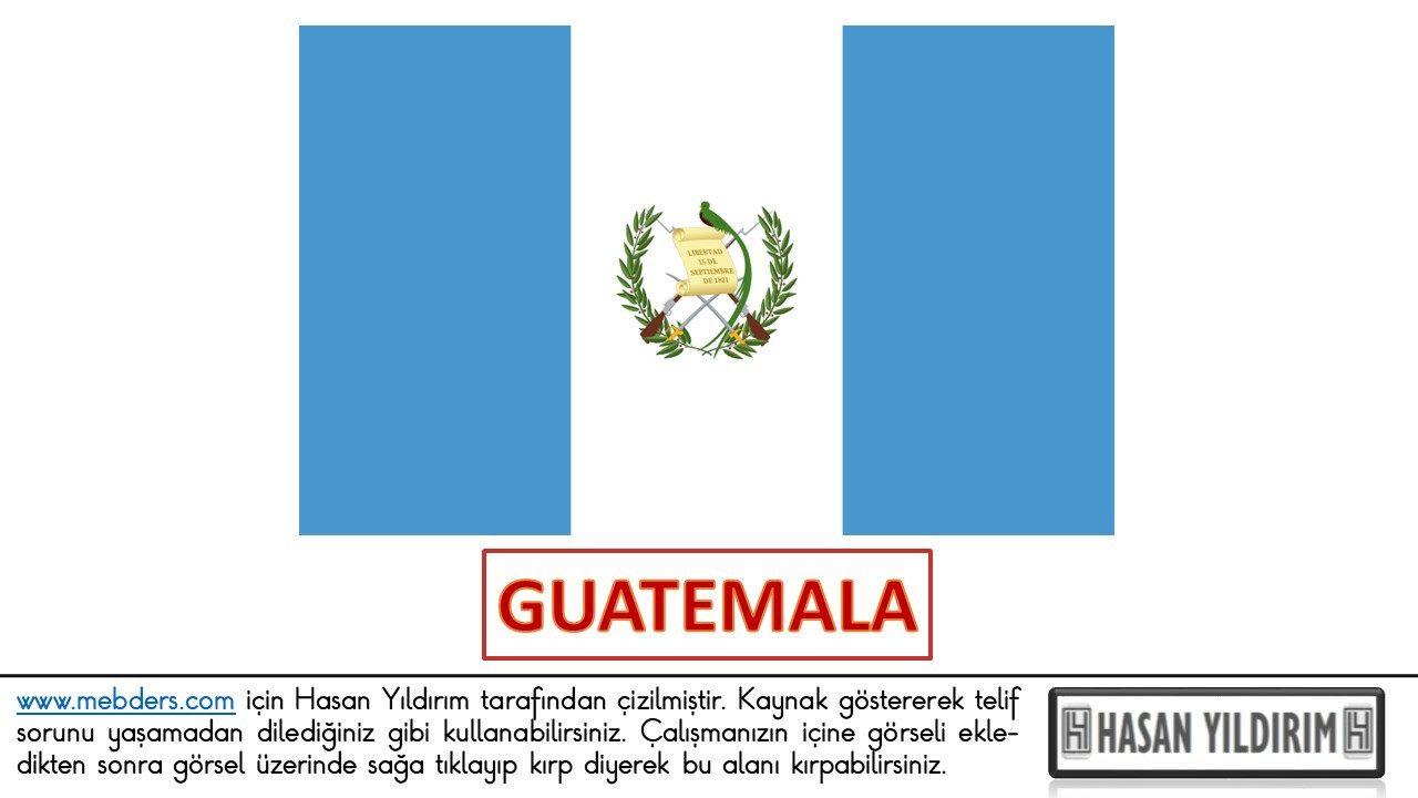 Guatemala Bayrağı PNG